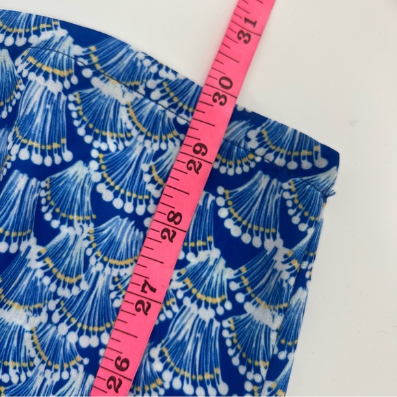 J. Mclaughlin Hermione Wide Leg V-Neck Jumpsuit shell print sz 8 - Picture 6 of 10